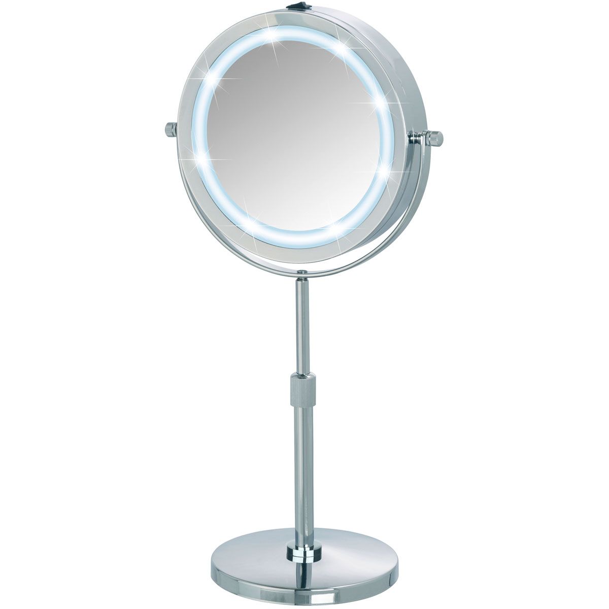 Wenko  LED Kosmetikspiegel Lumi Standspiegel 5-fach Vergrößerung Bild 1