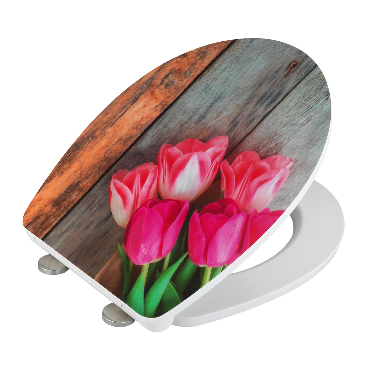 Wenko Premium WC-Sitz Tulip antibakteriell mit Absenkautomatik Bild 2