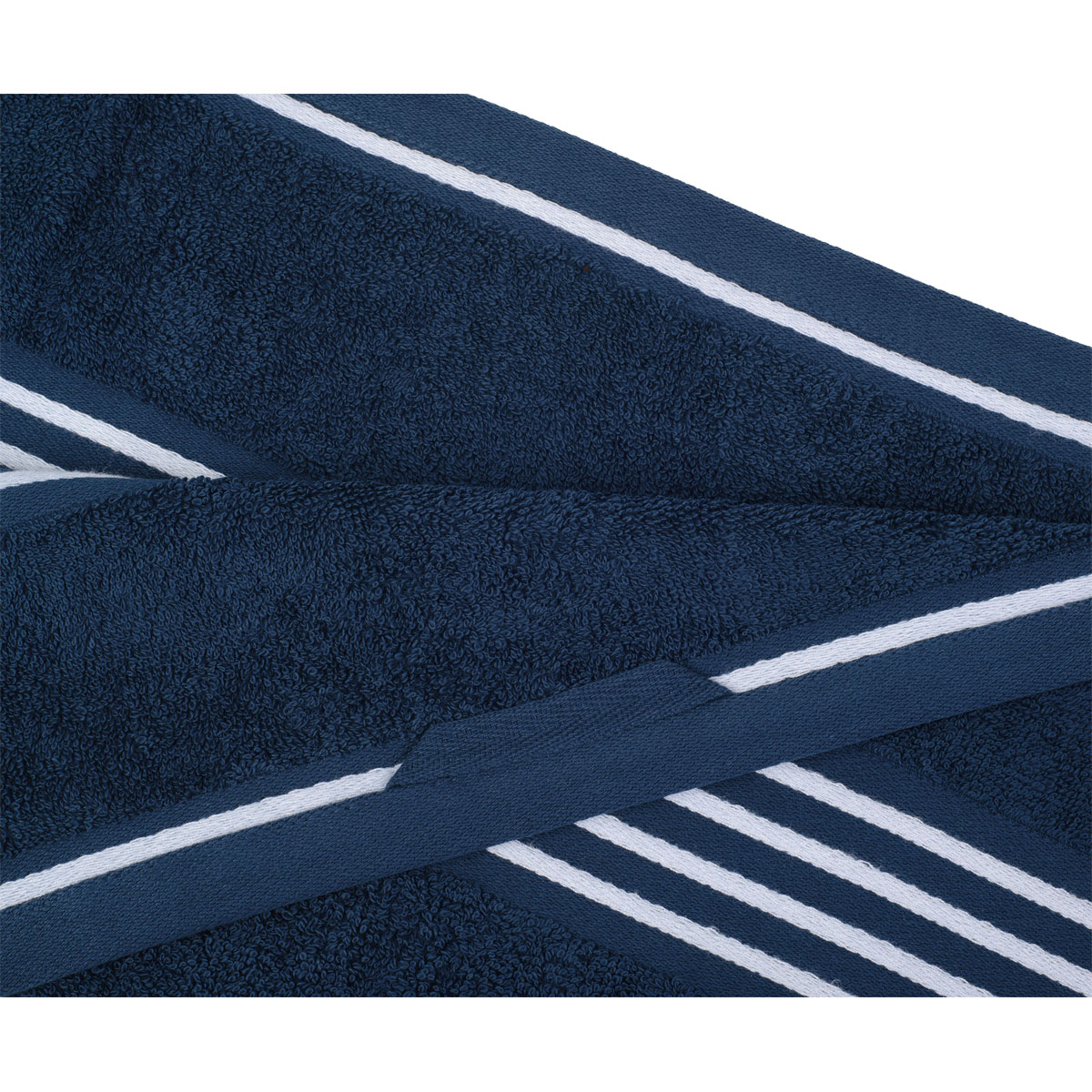 Gözze Frottier-Duschtuch Rio 70 x 140 cm dunkelblau vollfarbig Bild 2