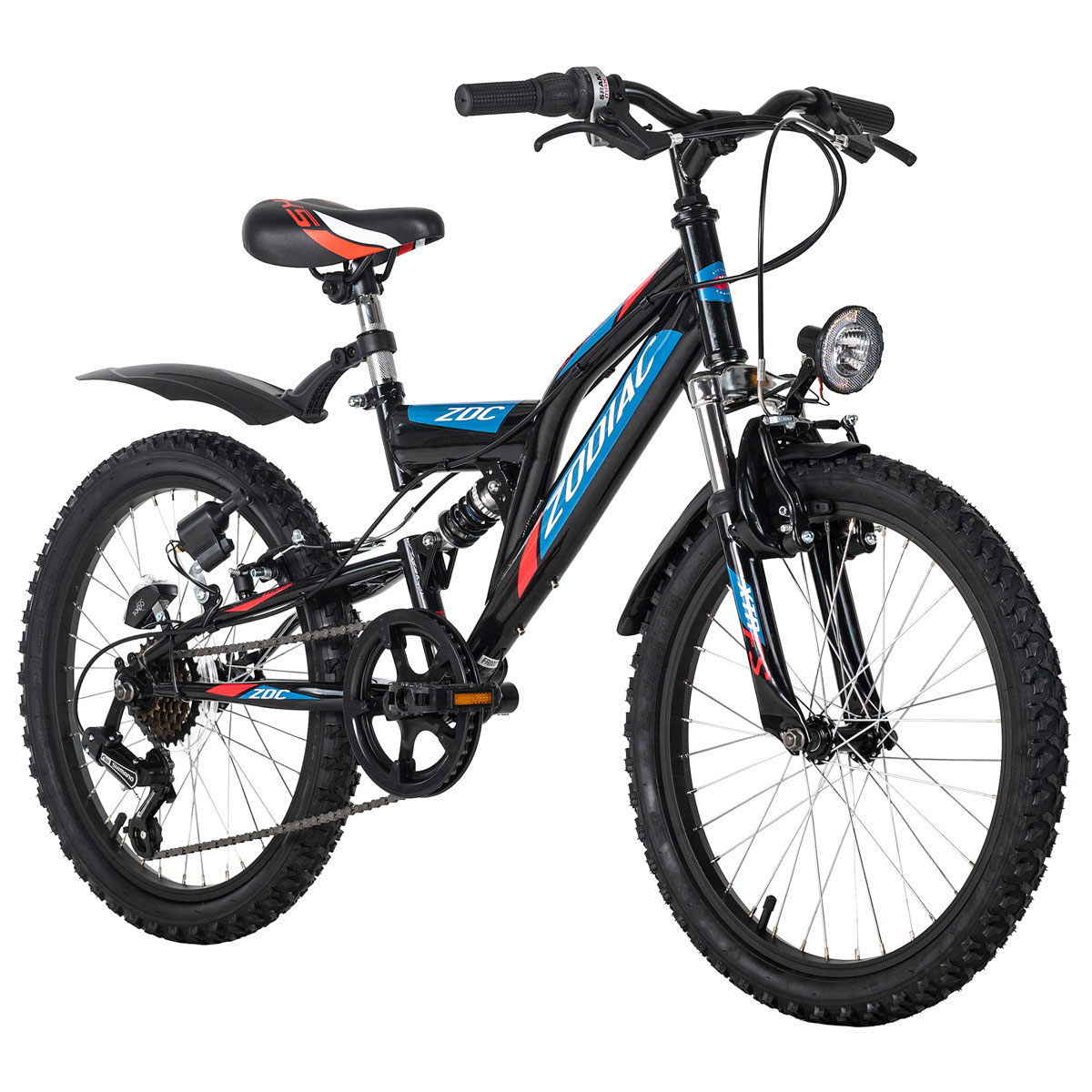 KS Cycling Mountainbike Fully ATB 20'' Zodiac schwarz-rot RH 31 cm  Bild 8