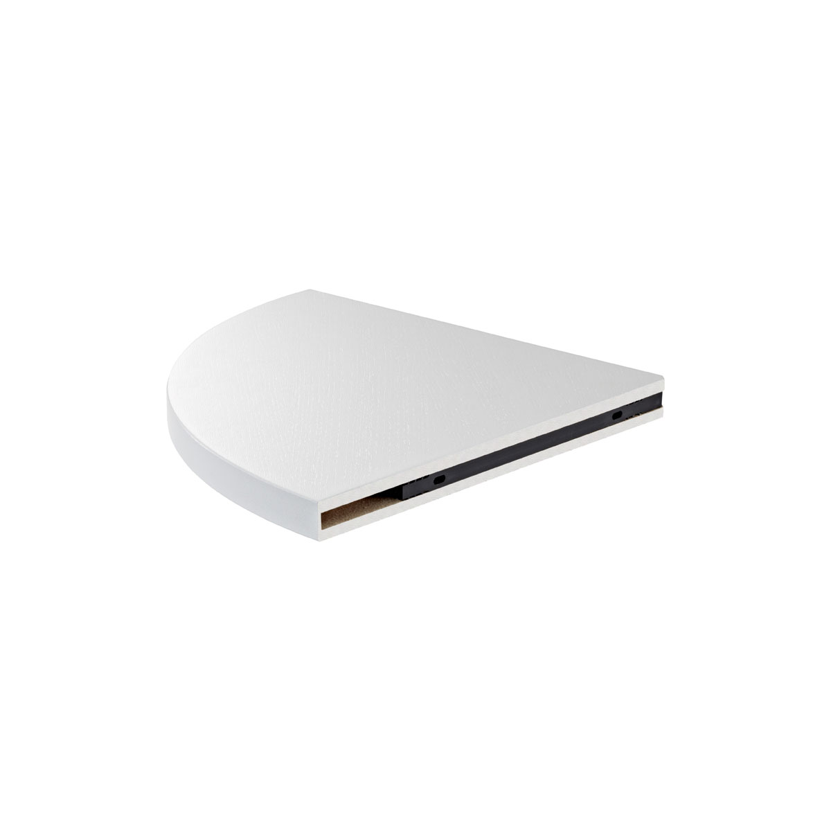 Dolle Design-Eckboden 300 x 300 x 22 mm Esche