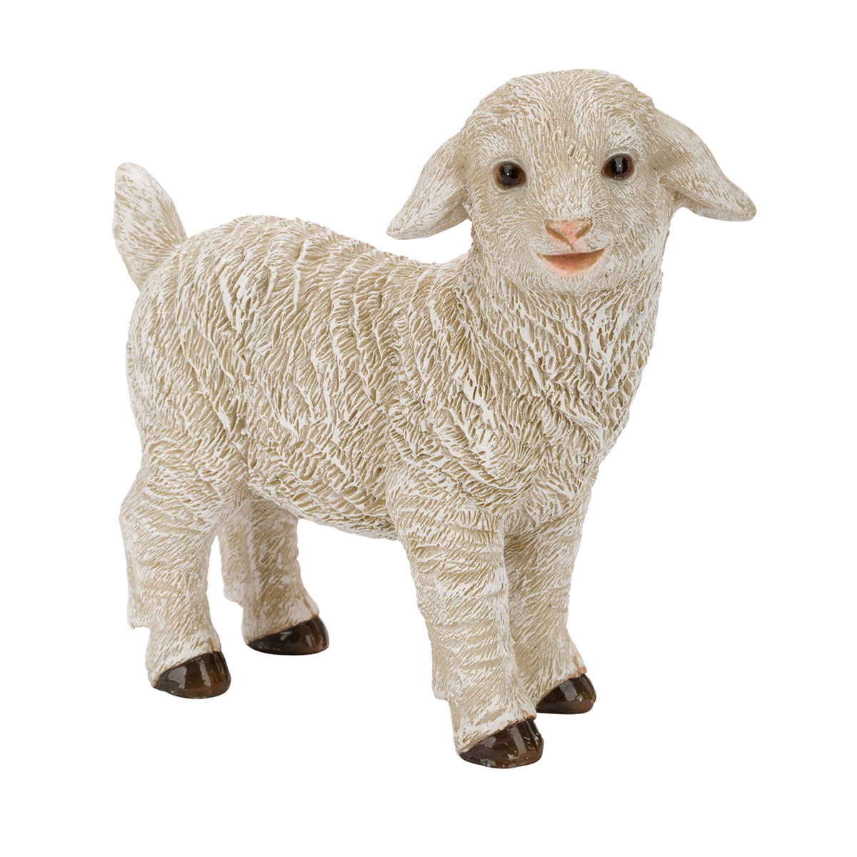 Kunstgewerbe Gehlmann Dekofigur Polyschaf weiß 30,5 x 12,5 x 27 cm