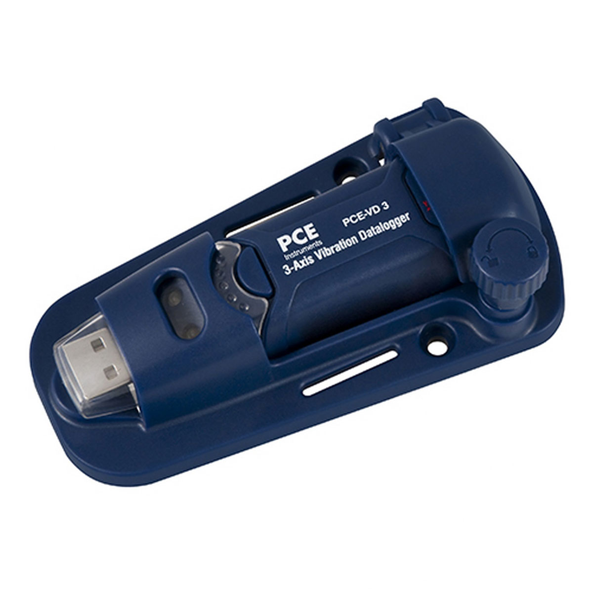 PCE Instruments Datenlogger „PCE-VD 3“, Schwingungsmessgerät mit FFT Frequenzanalyse Bild 1