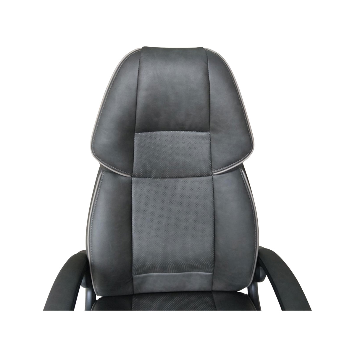 Inter Link Drehstuhl „Titanest“, schwarz grau, 65x133x71 cm Bild 4