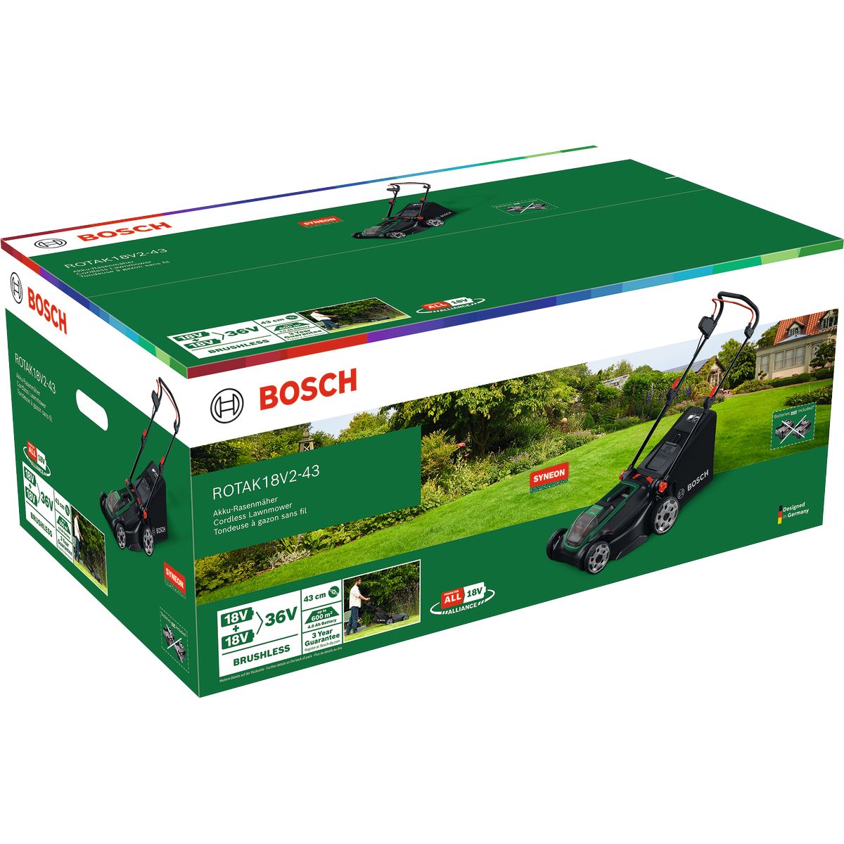 Bosch Professional Rasenmäher Rotak 18V2-43 Bild 10