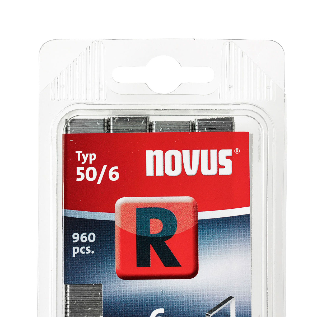 Novus Flachdrahtklammer R Typ 50/6 6 mm Bild 1