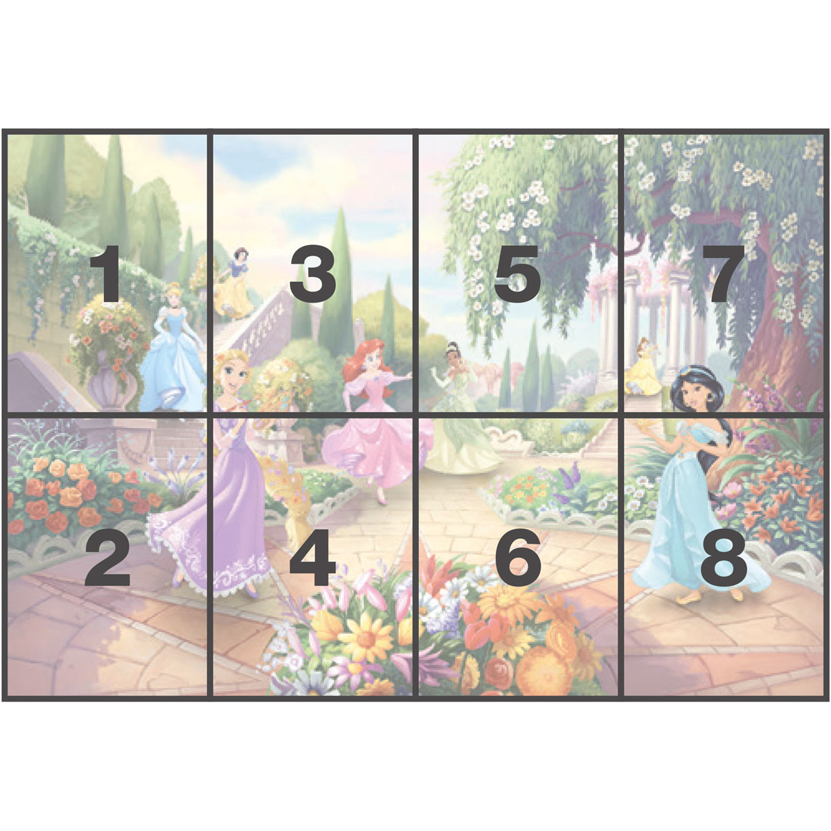 Komar  Papier Fototapete Princess Park 368x254 cm Bild 3