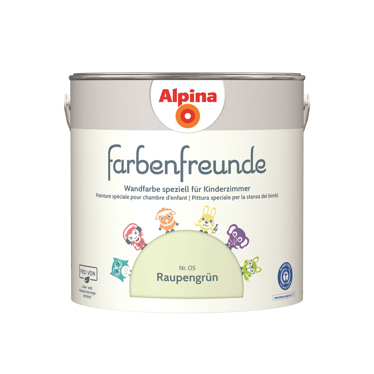 Alpina Farbenfreunde Raupengrün 2,5 L