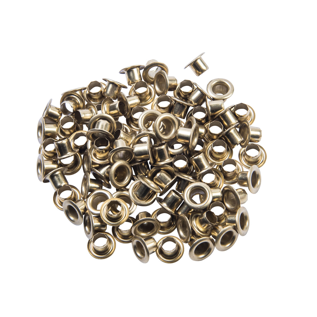 Krone Ösen Messing 5 mm 100 Stück