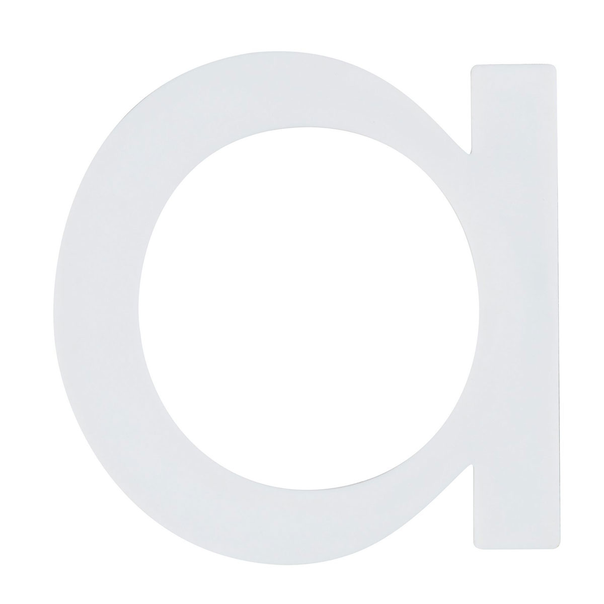 Alpertec Hausnummer a nachtleuchtend selbstklebend weiß-grün Bild 1