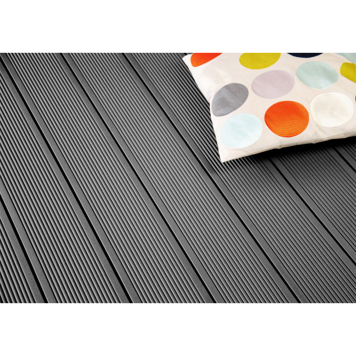 Kovalex WPC Terrassendiele Exklusiv graubraun mattiert 14,5 x 300 cm Bild 5