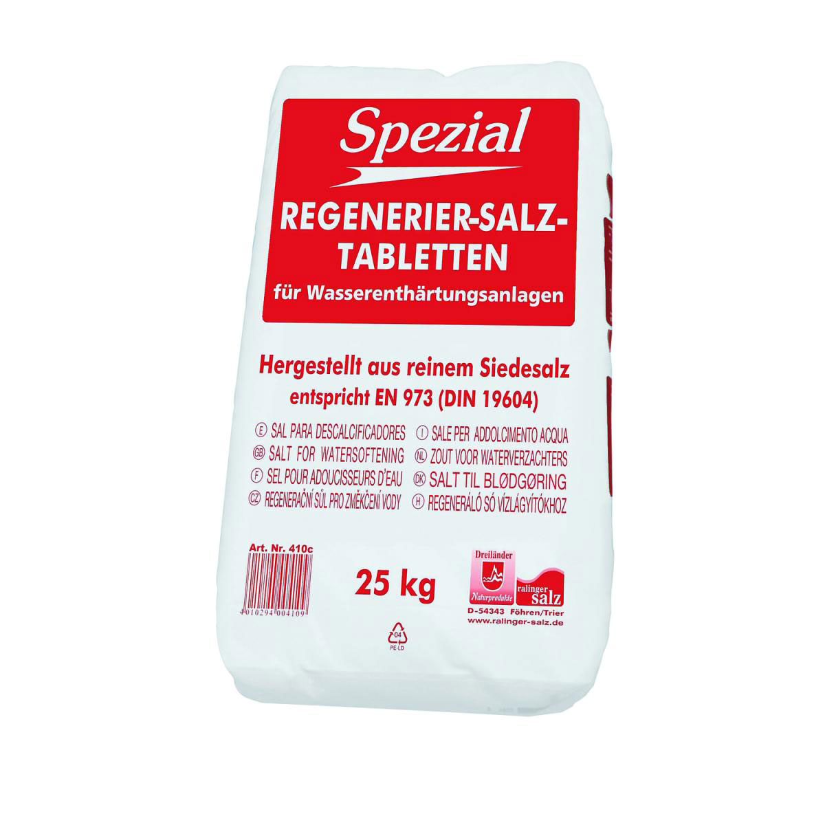 Regenerier-Siedesalz-Tabletten 25 kg