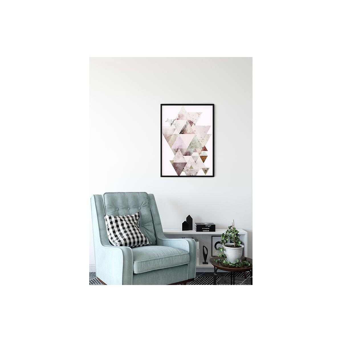 Komar  Wandbild Triangles Red 30x40 cm Bild 3