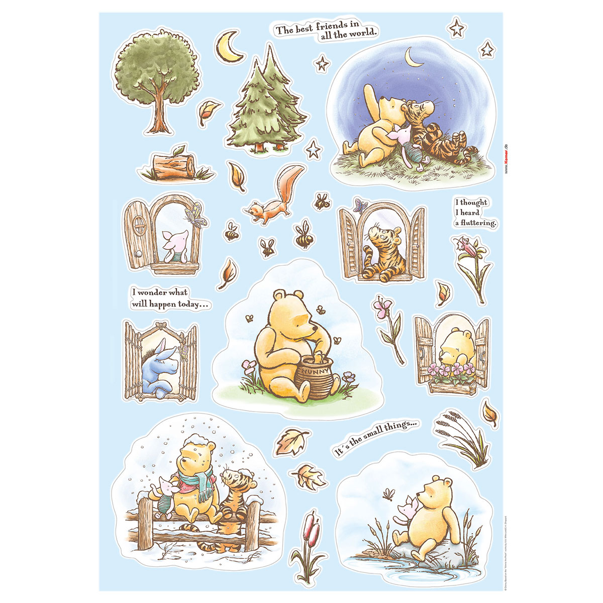 Komar  Wandtattoo Winnie the Pooh Adventures 50x70 cm Bild 2