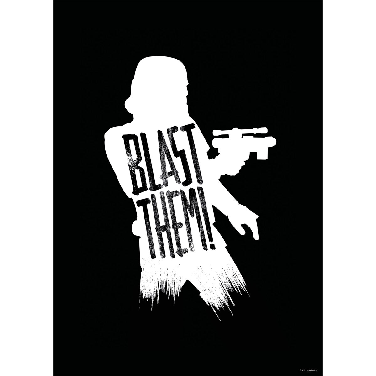 Komar  Wandbild Star Wars Silhouette Quotes Stormtrooper 30x40 cm Bild 2