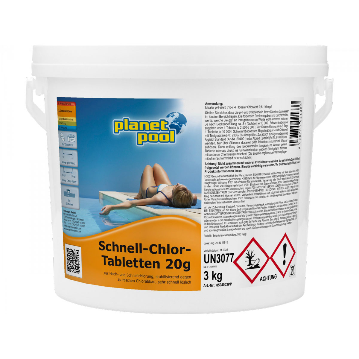 Schnell Chlor Tabletten 3kg
