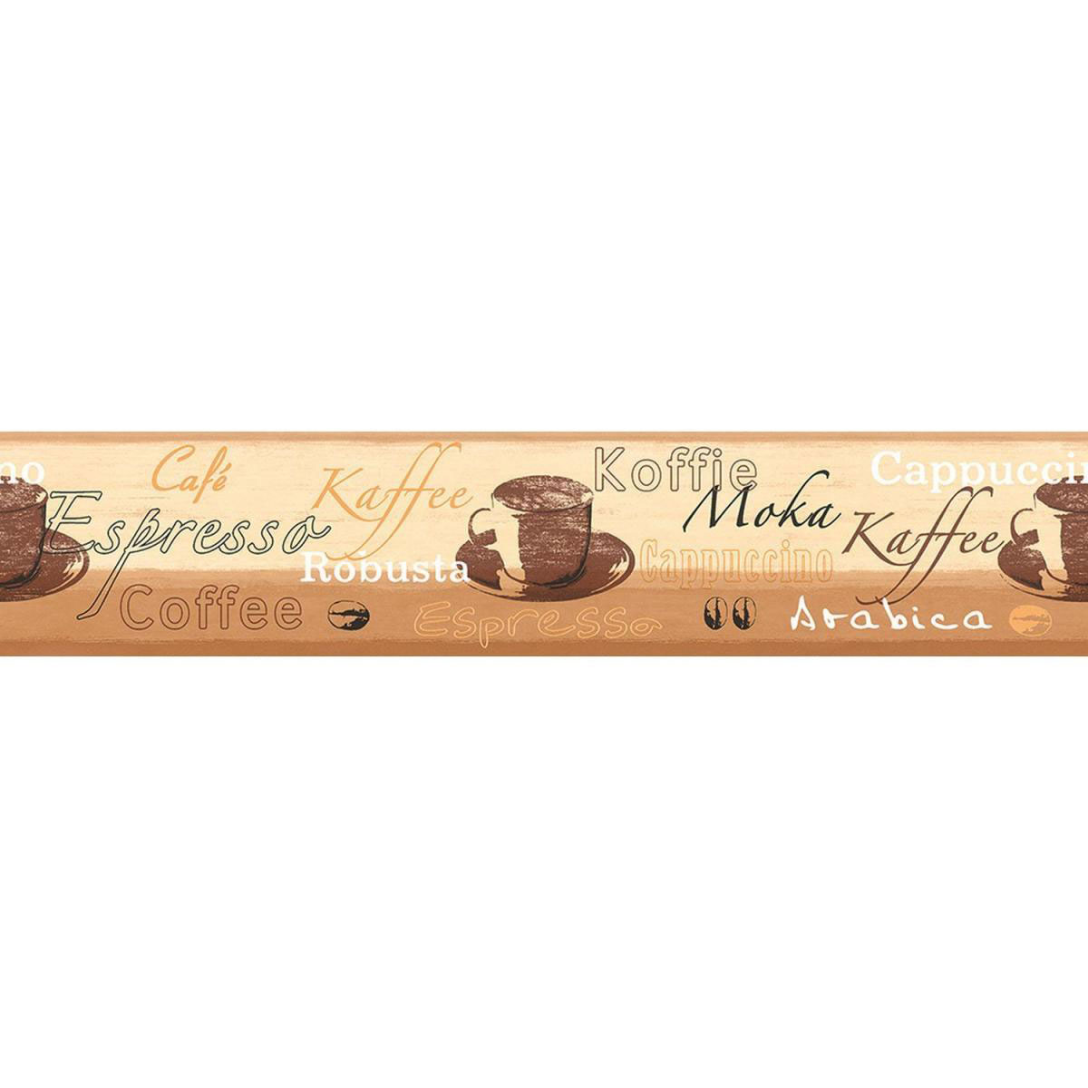 Selbstklebende Borte Coffee braun Bild 1
