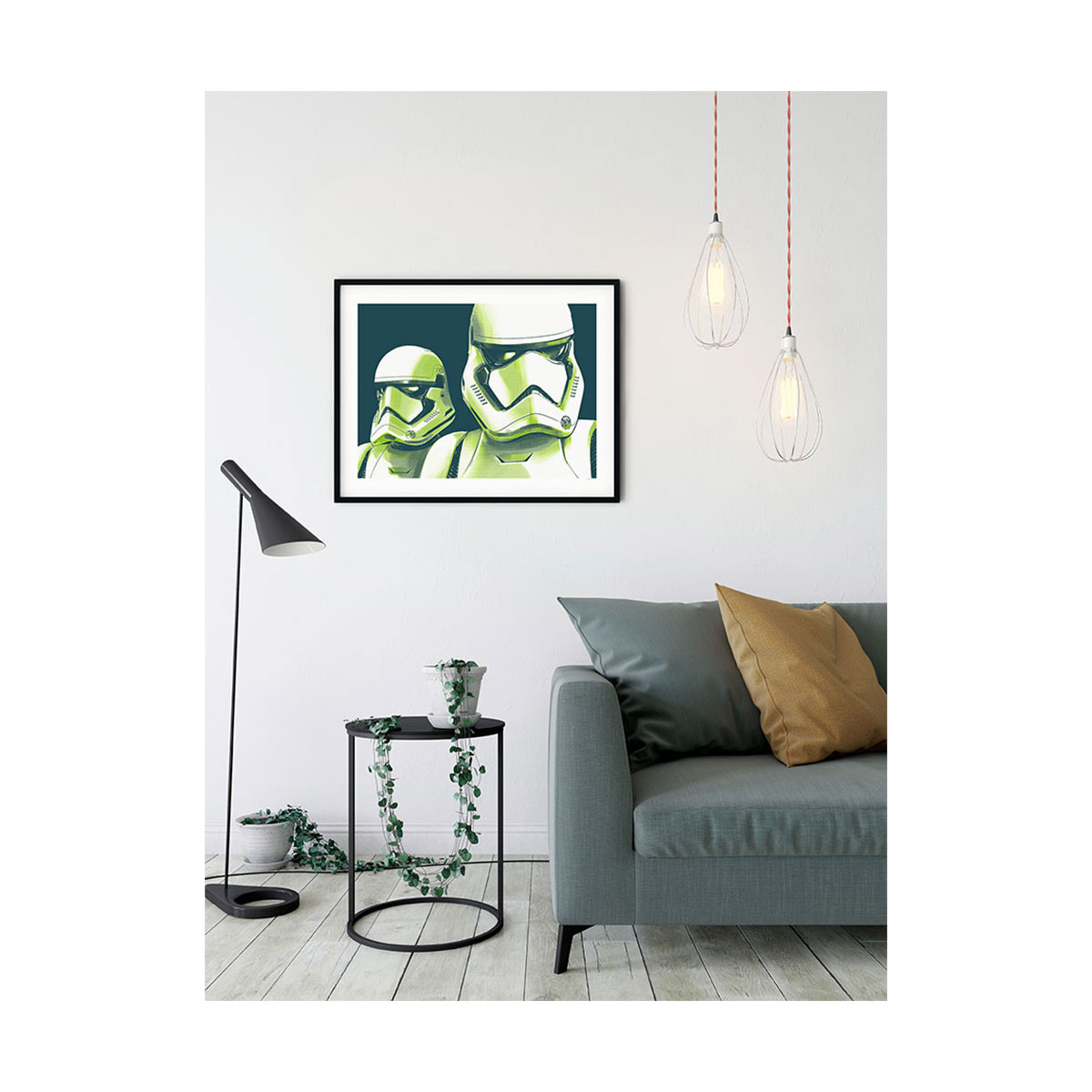 Komar  Wandbild Star Wars Faces Stormtrooper 70x50 cm Bild 4