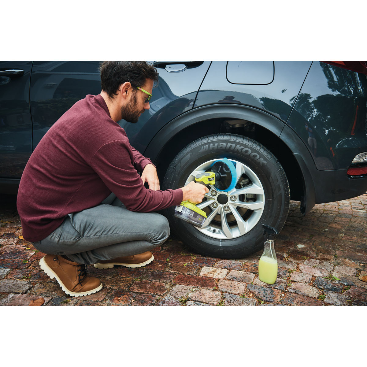 Ryobi  18V Akku-Reinigungsbuerste R18CPS- 0 solo Bild 6