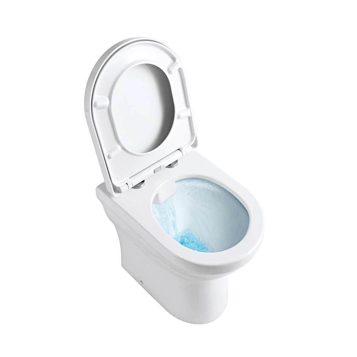 Valblue Spülrandloses Stand WC-Set erhöht und 7 cm 3-tlg Bild 2
