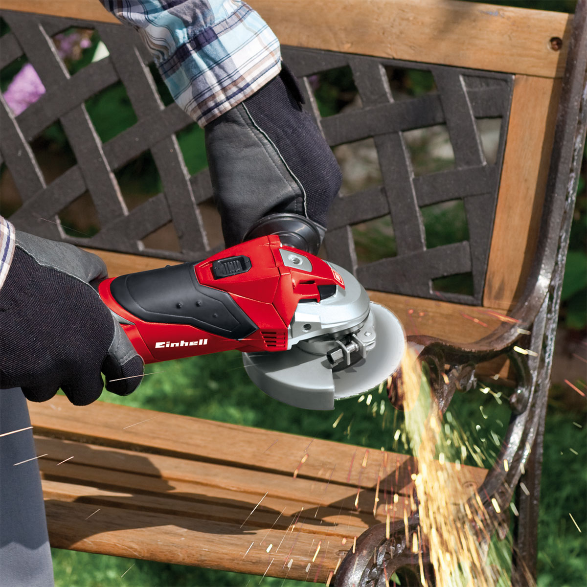 Einhell Winkelschleifer TE-AG 125/750 Kit Bild 3