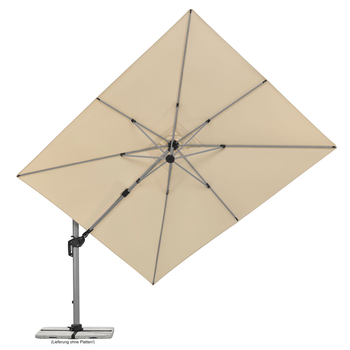 Schneider Schirme Ampelschirm Bermuda 260 x 350 cm natur Bild 3