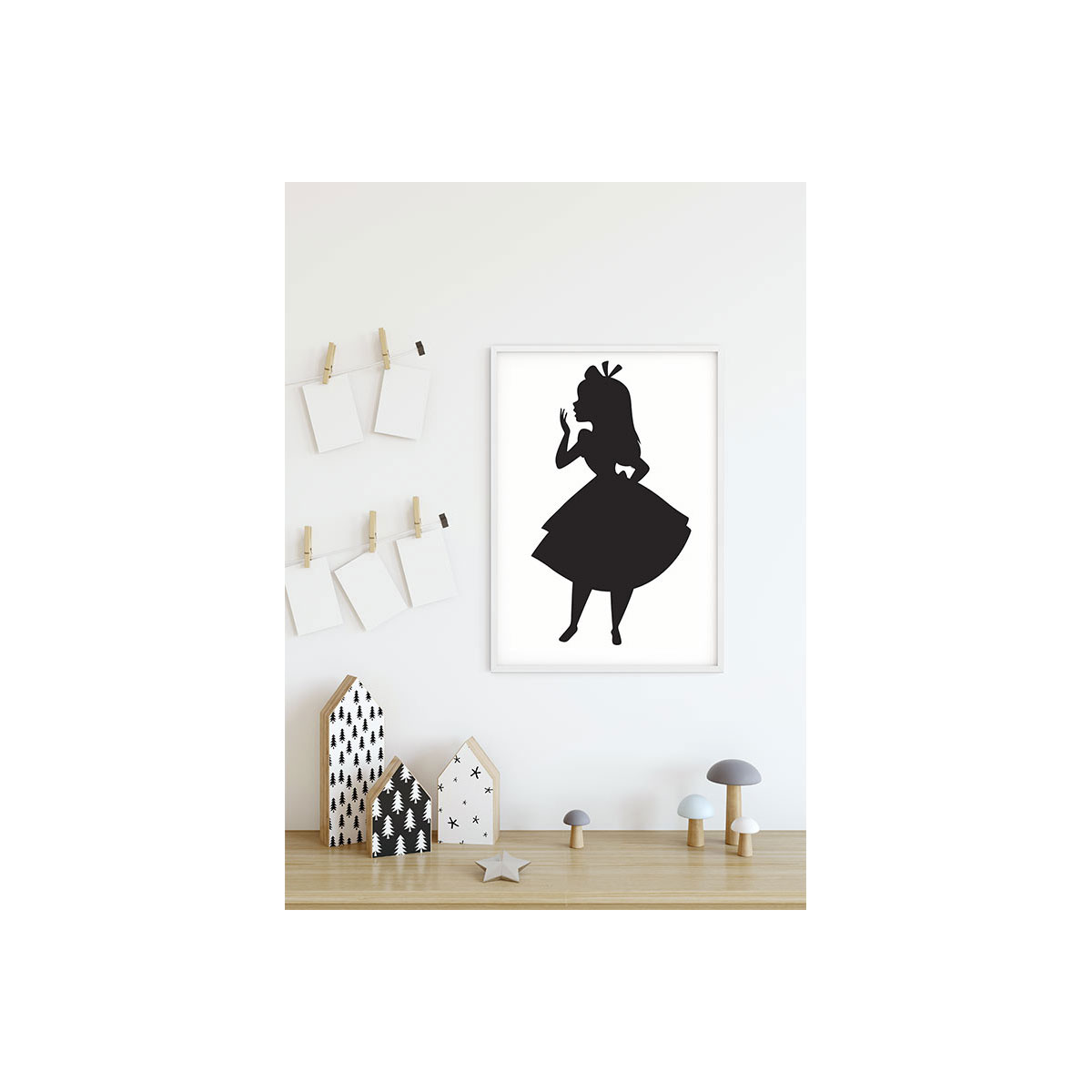Komar  Wandbild Alice Silhouette 30x40 cm Bild 7