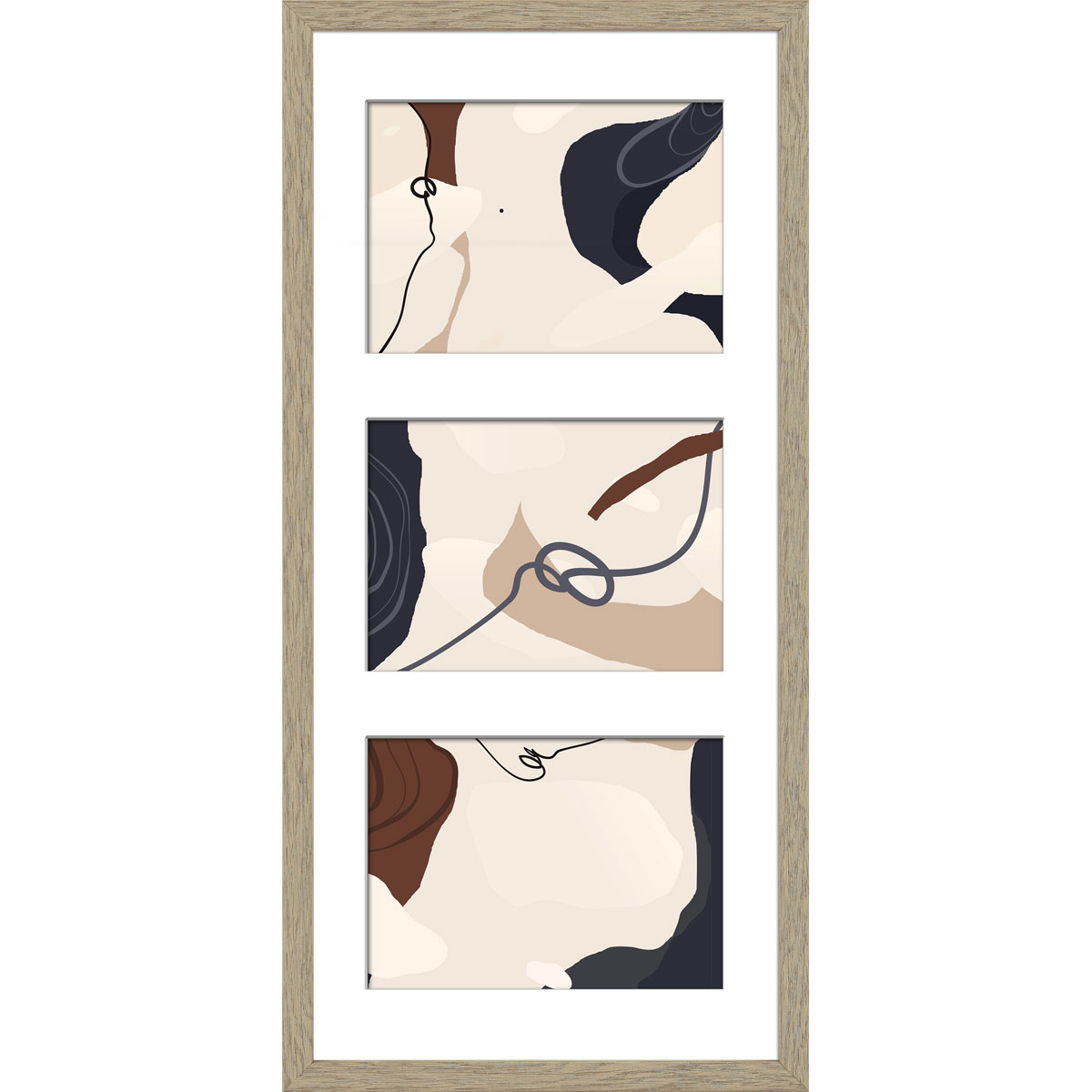 Bilderrahmen Madrid 23x50 cm Vintage Eiche