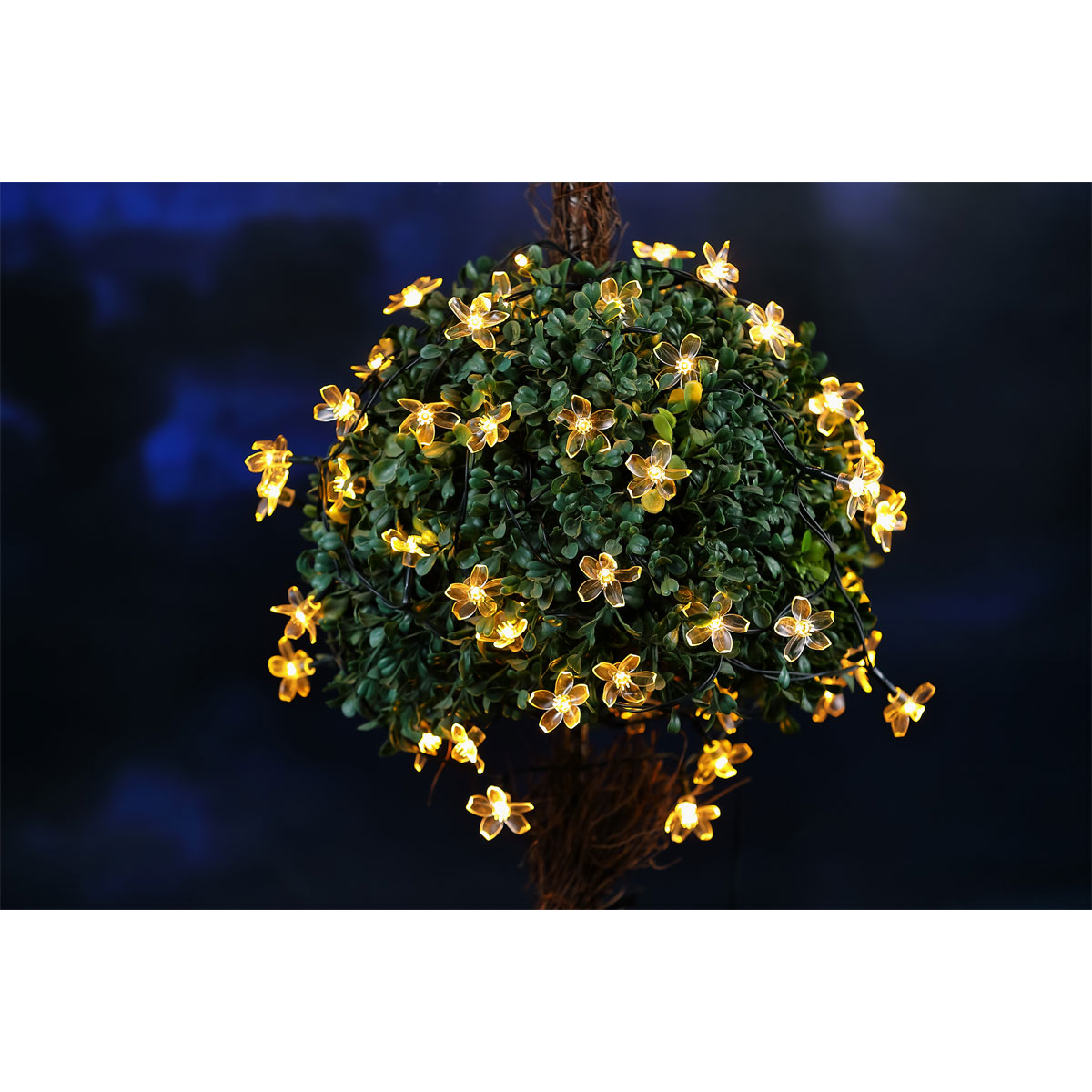 Flector Garten LED Solar Lichterkette Flower Bild 3