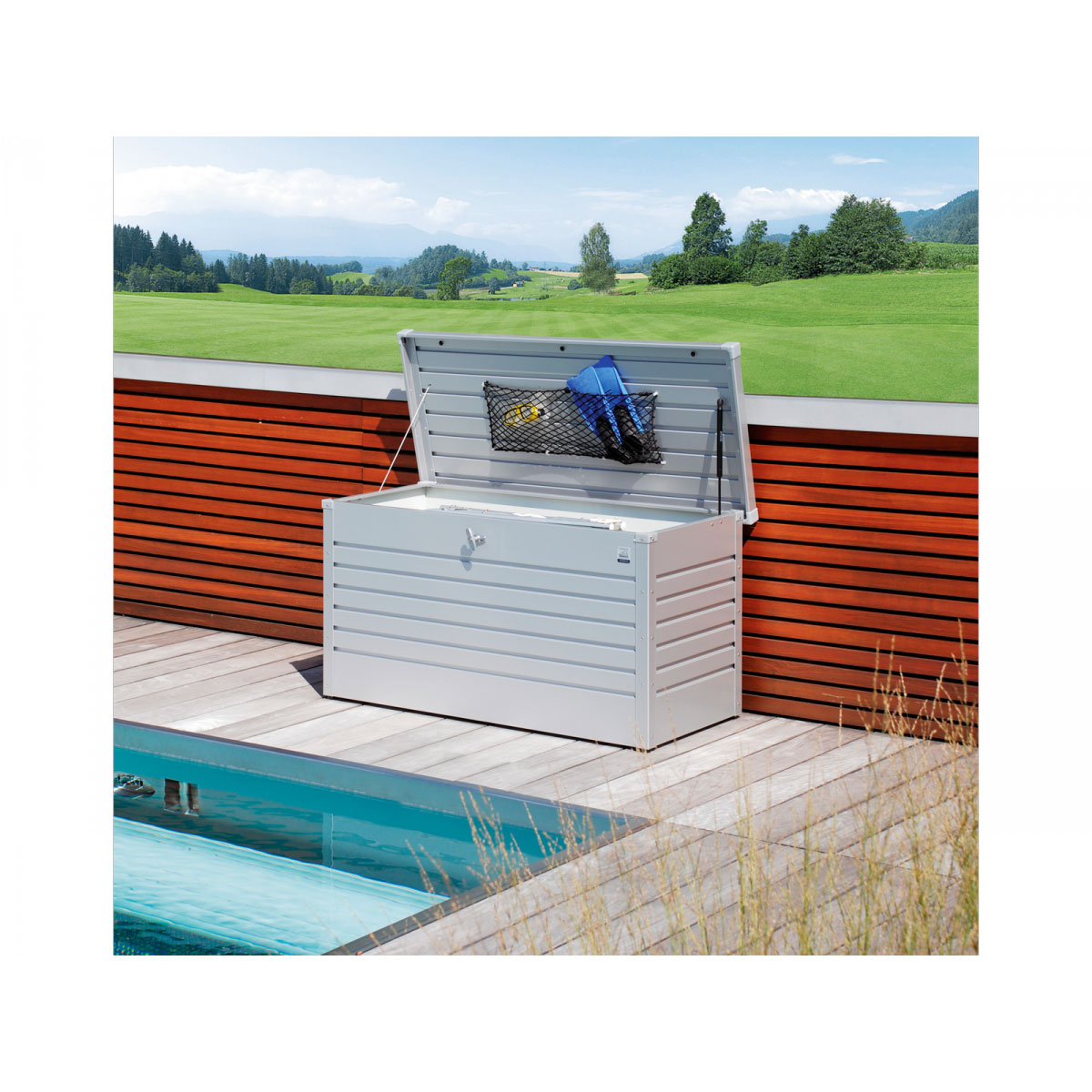 Biohort Freizeitbox 130 silber-metallic Bild 2