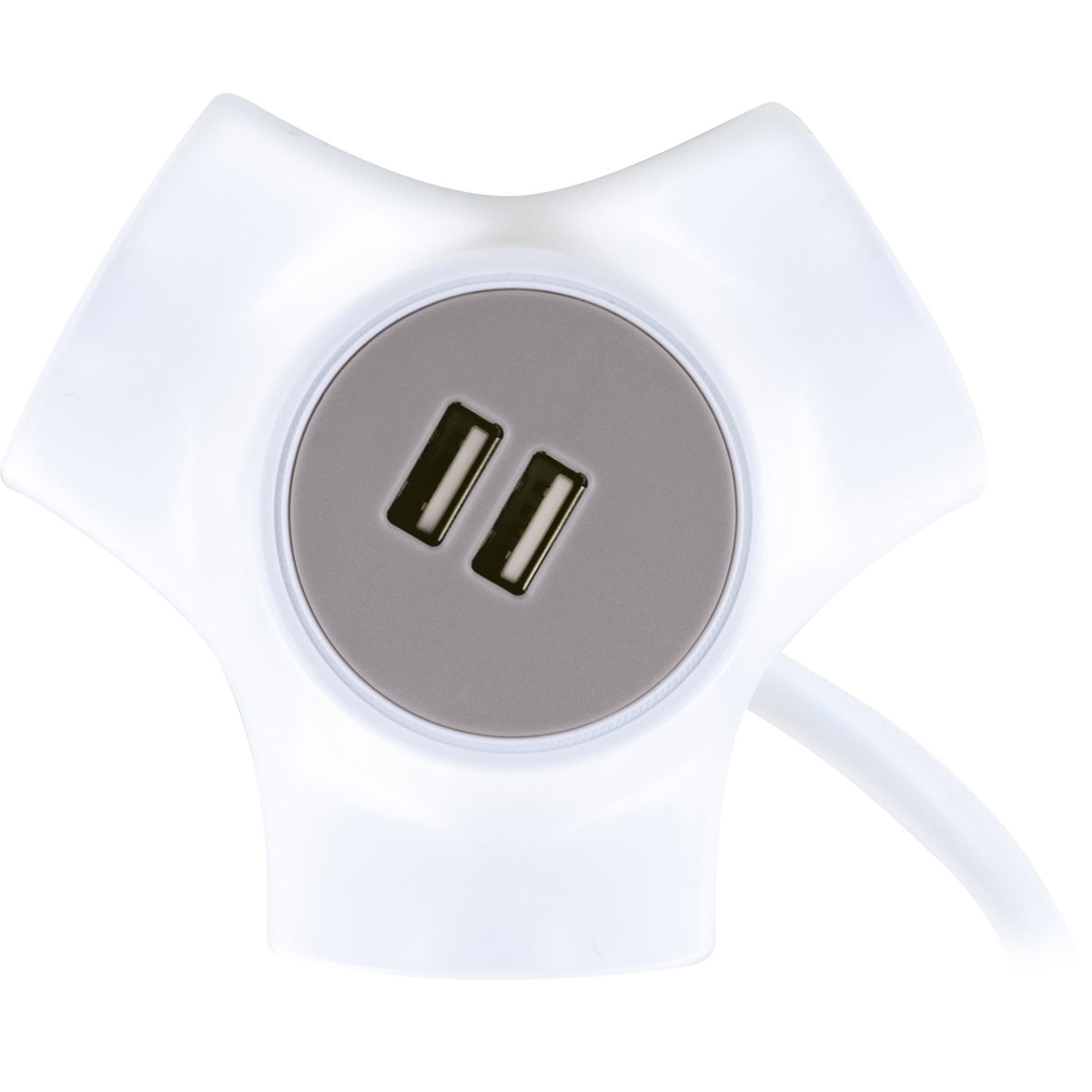 Schwaiger  Steckdosenwürfel 3-fach mit 2-fach USB Bild 5