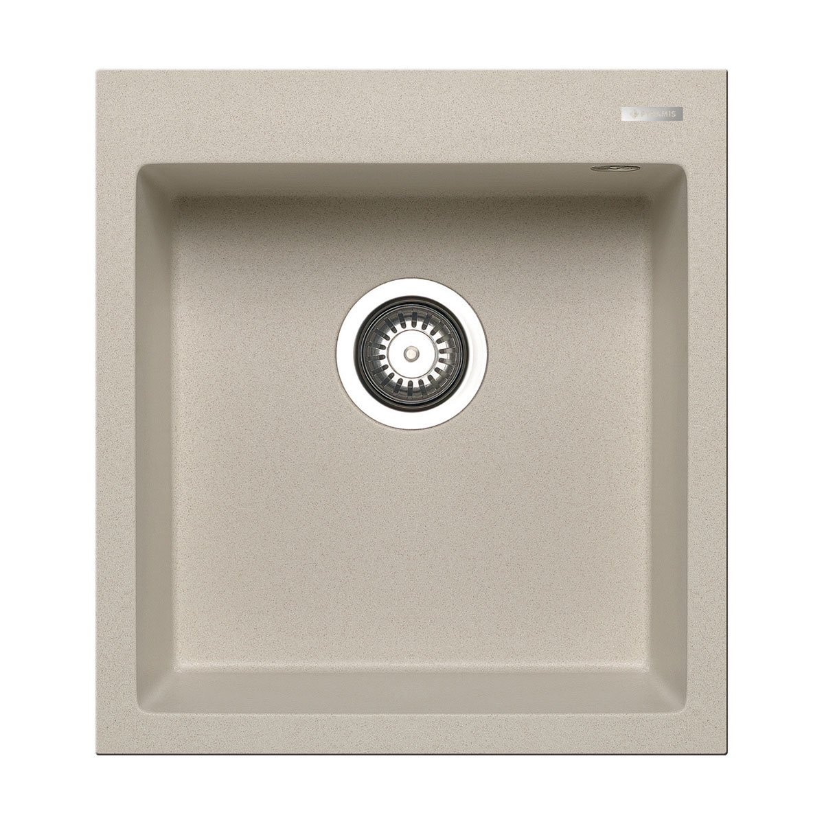 Pyramis  Einbauspuele ISTROS 46 x 50 cm 1B Granit Beige