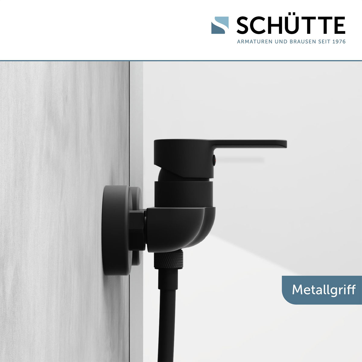 Schütte Duscharmatur Denver schwarz matt Bild 6