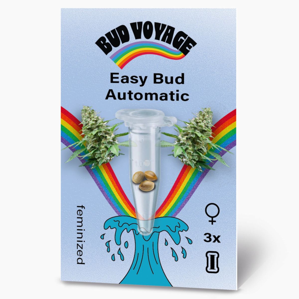 Hanfsamen BudVoyage Hippie Hanf- EasyBud Auto, 3 Samen
