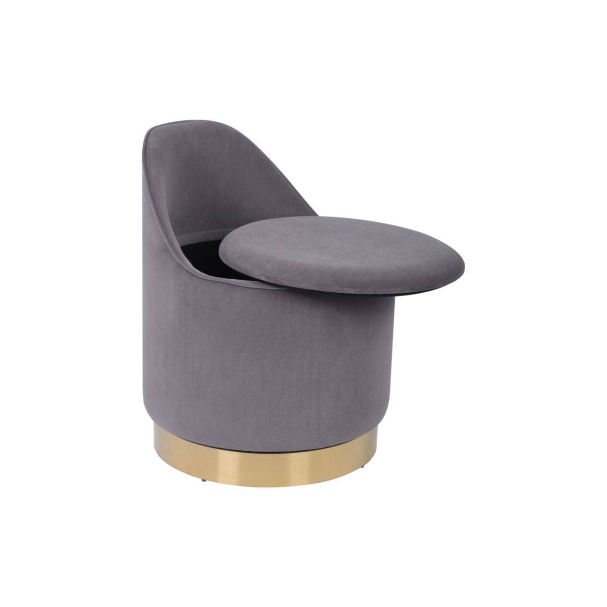 Drehhocker Viktor 125 grau Bild 2