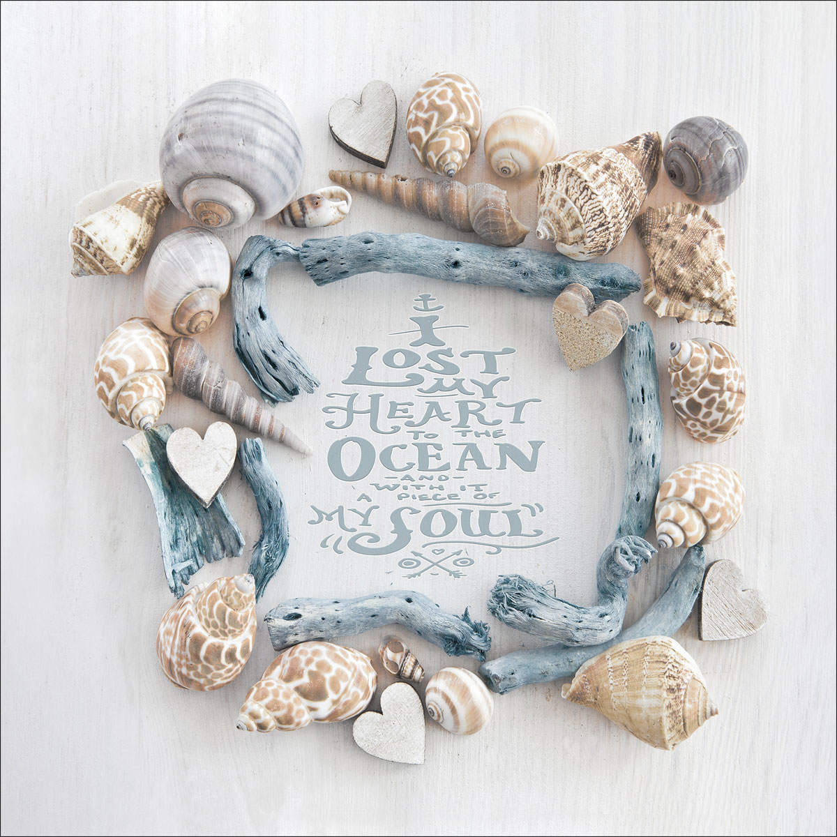 Canvas-Art Maritim Style I 30 x 30 cm