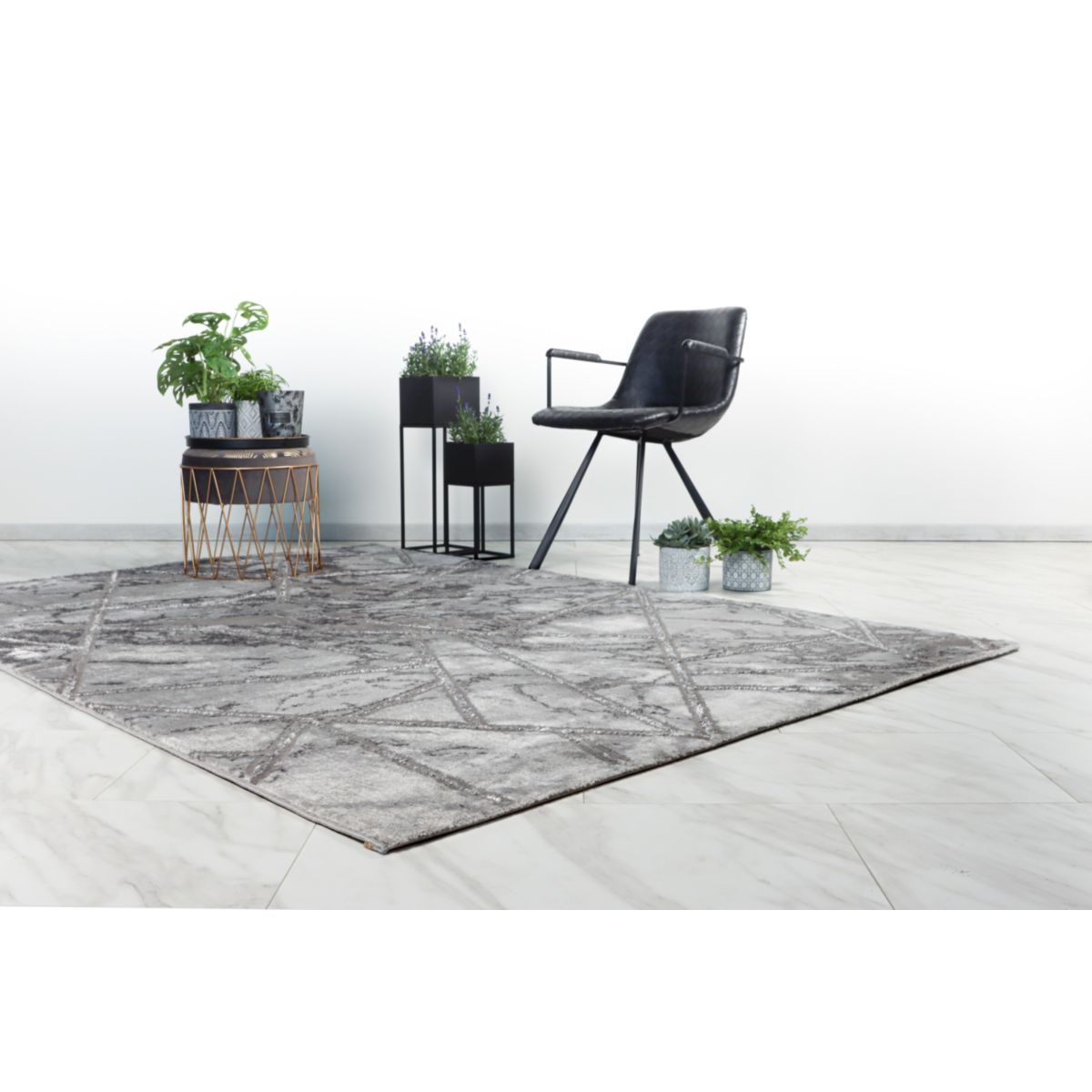 Mineral 225 Silber 160 x 230 cm Bild 3