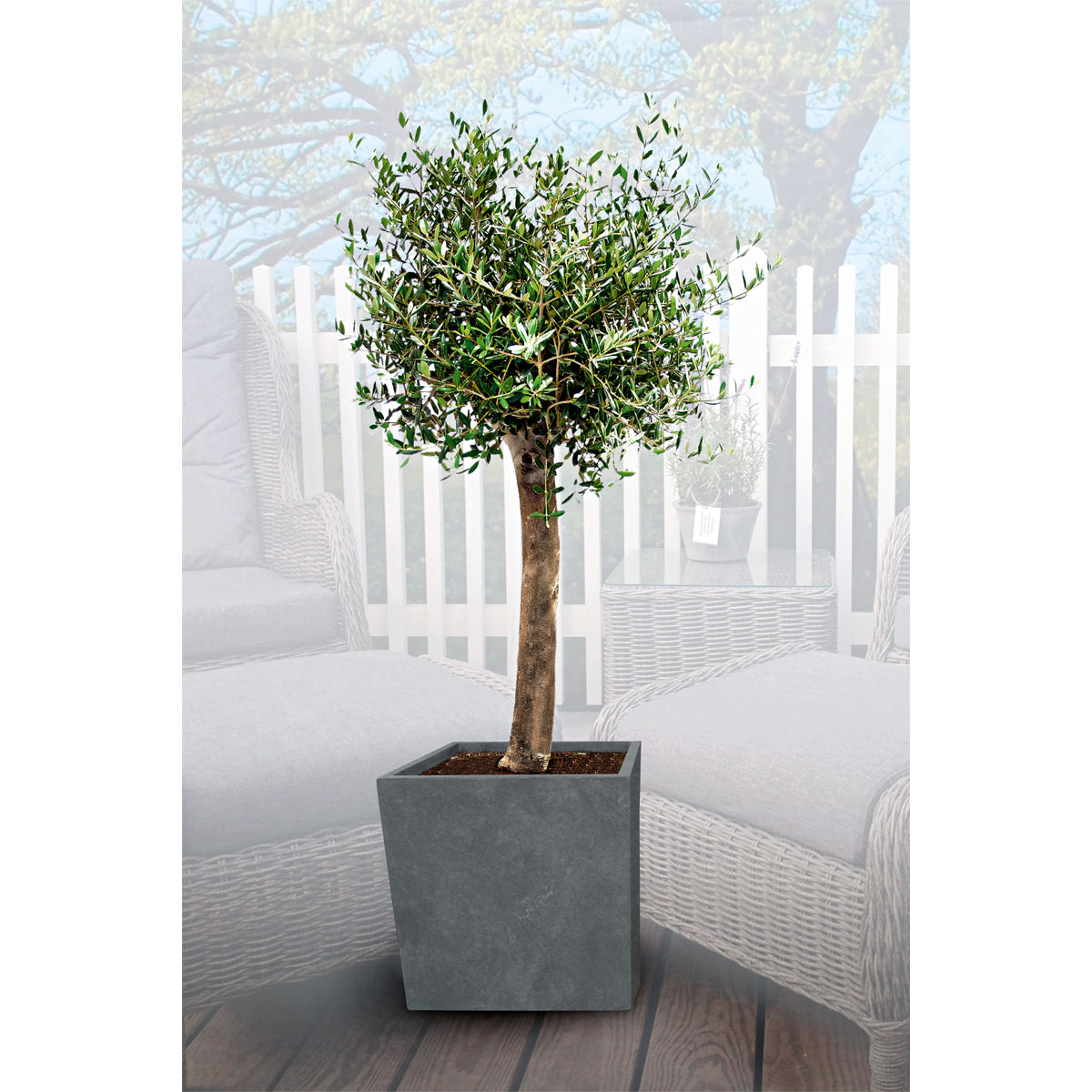 Haveson Pflanzkübel Granite 30 x 30 x 30,5 cm Bild 4