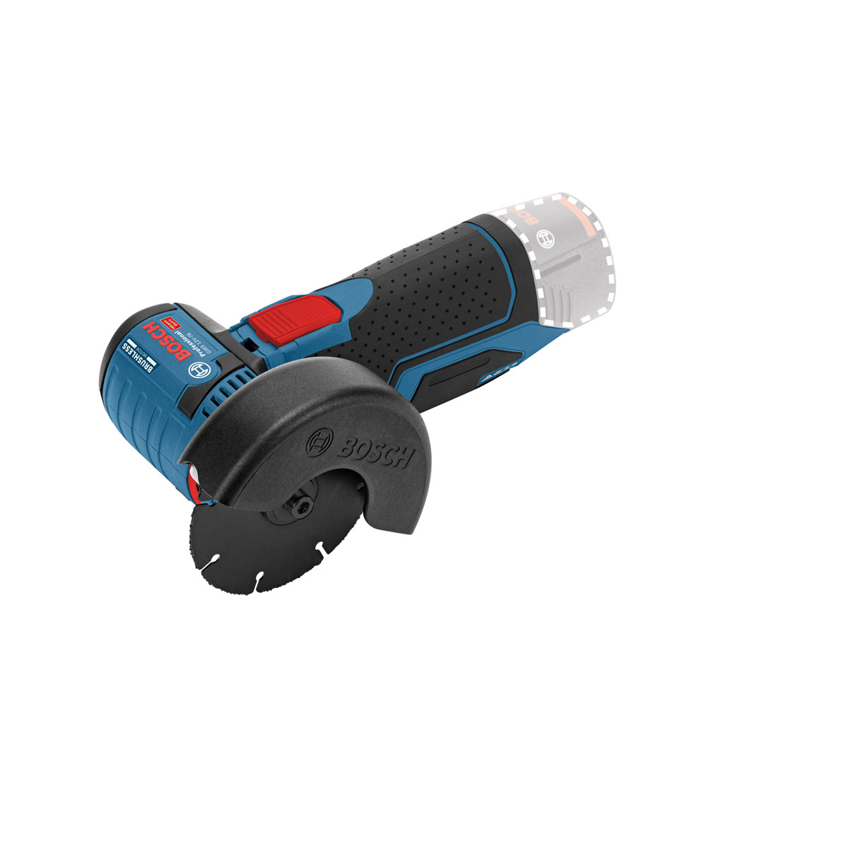 Bosch Professional  Akku-Winkelschleifer GWS 12V-76 EC solo Bild 2