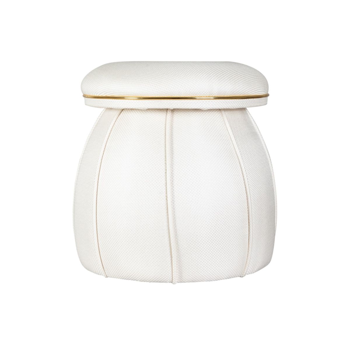 Hocker Corin 145 elfenbein gold