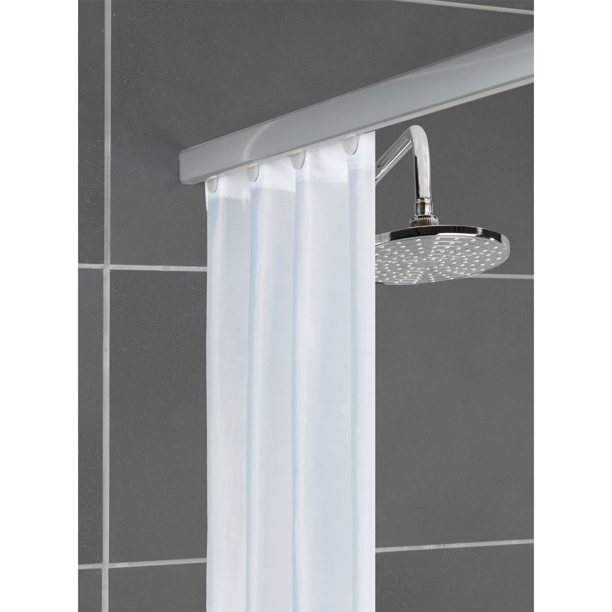 Wenko  Teleskop-Duschschiene Era Chrom 75-125 cm Duschvorhangschiene Bild 12