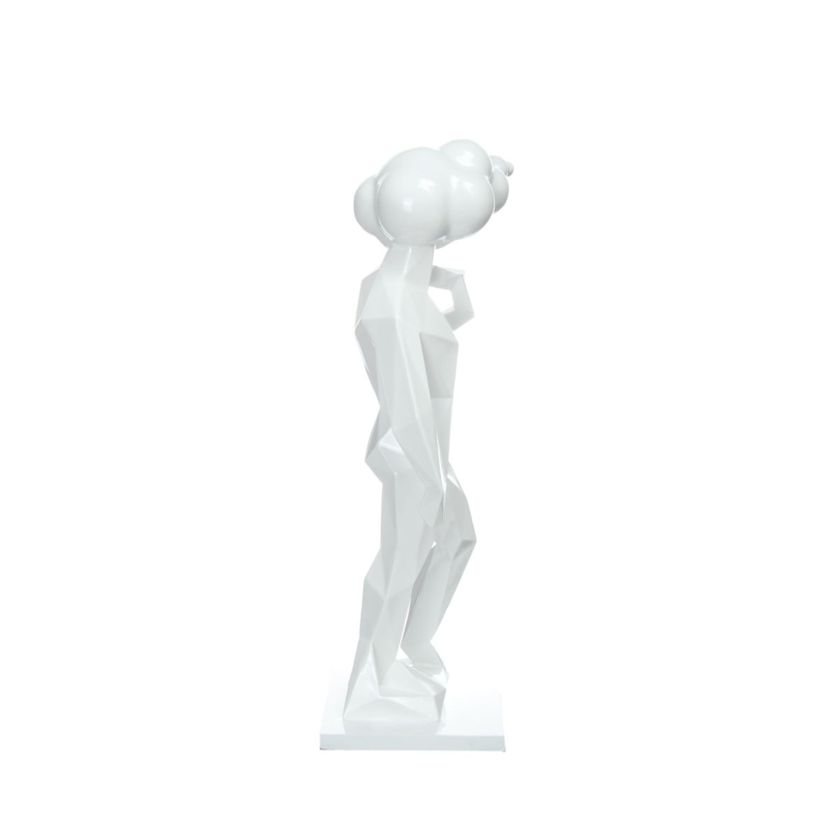 Skulptur Kenya 310 weiss Bild 4