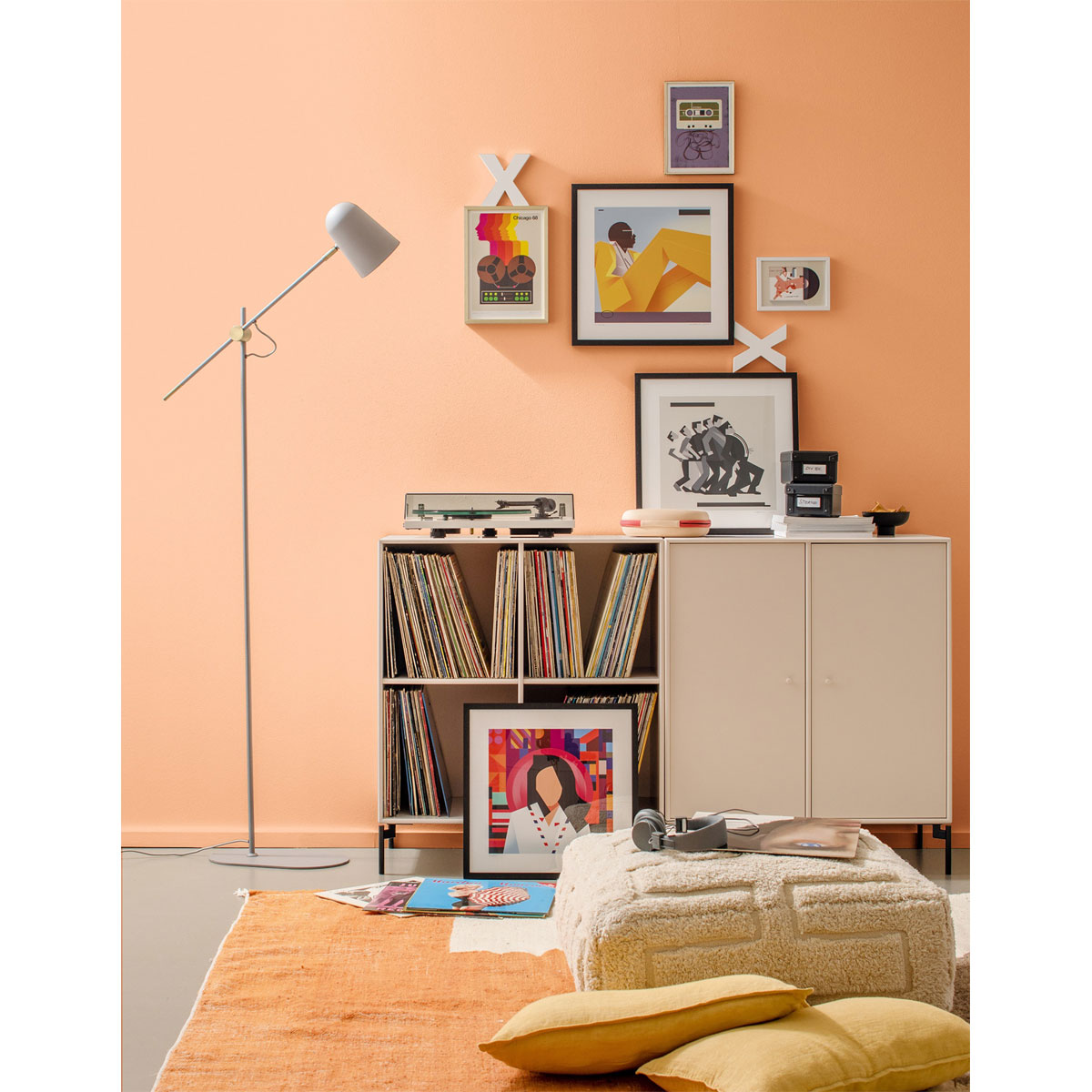 Alpina Innenfarbe pure farben 2,5 L Papayaorange matt Bild 2