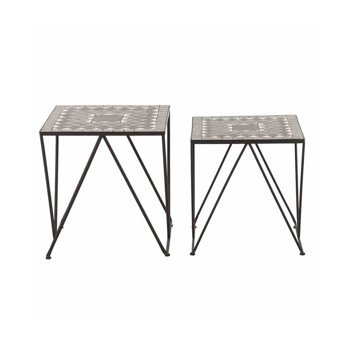 Siena Garden Beistelltischset Como 51 x 51 x 56 cm Bild 3