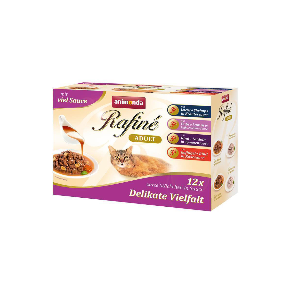 animonda Rafine  Cat Soupé 12 x 100g Portionsbeutel Bild 2