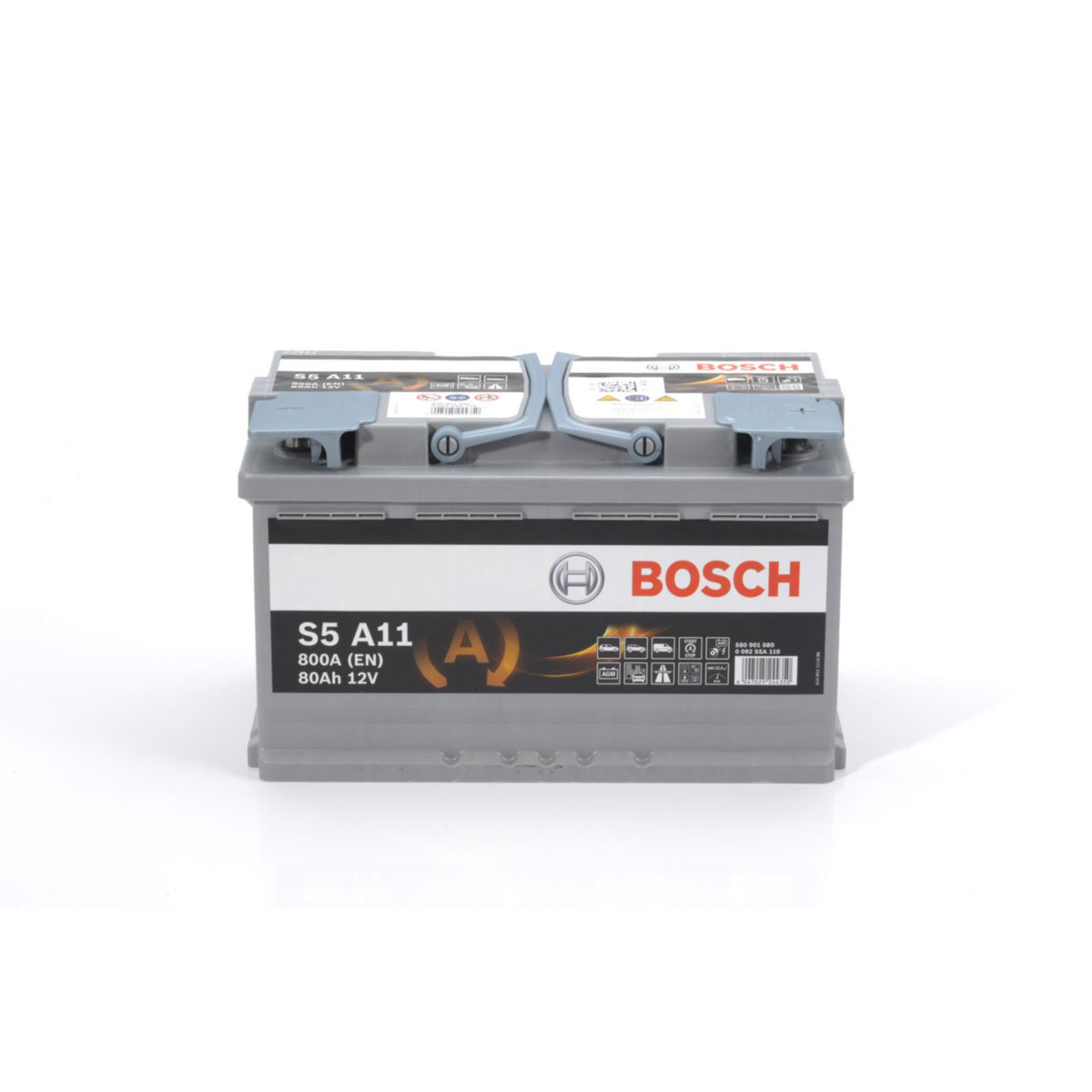 Bosch Autobatterie S5 AGM 80Ah/800A Bild 1