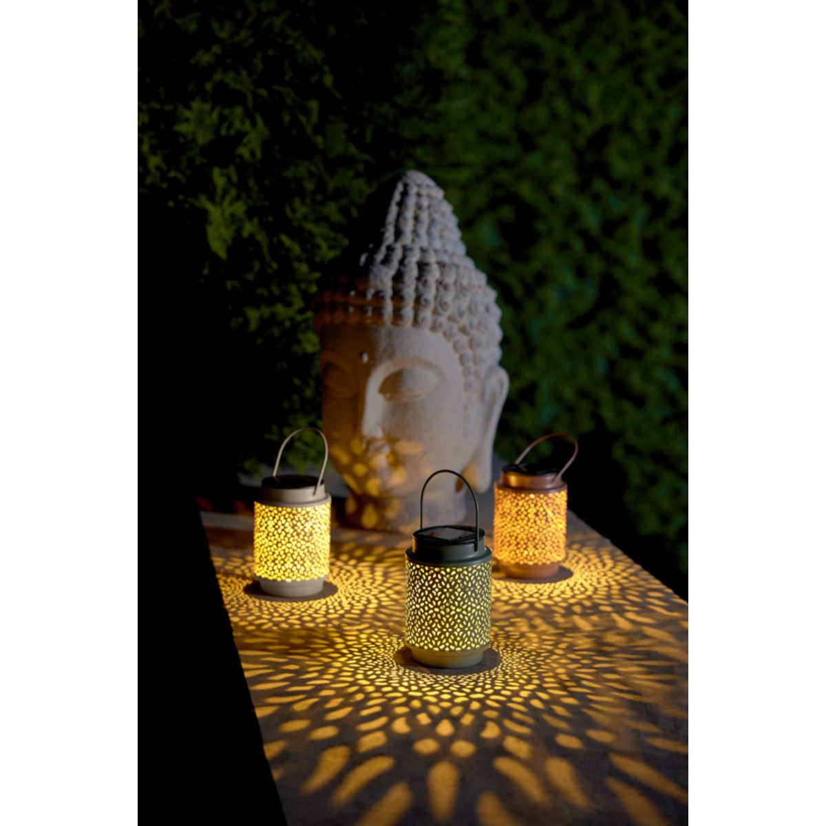 Flector LED Solar Laterne Lina sand 10 x 8 cm Bild 2