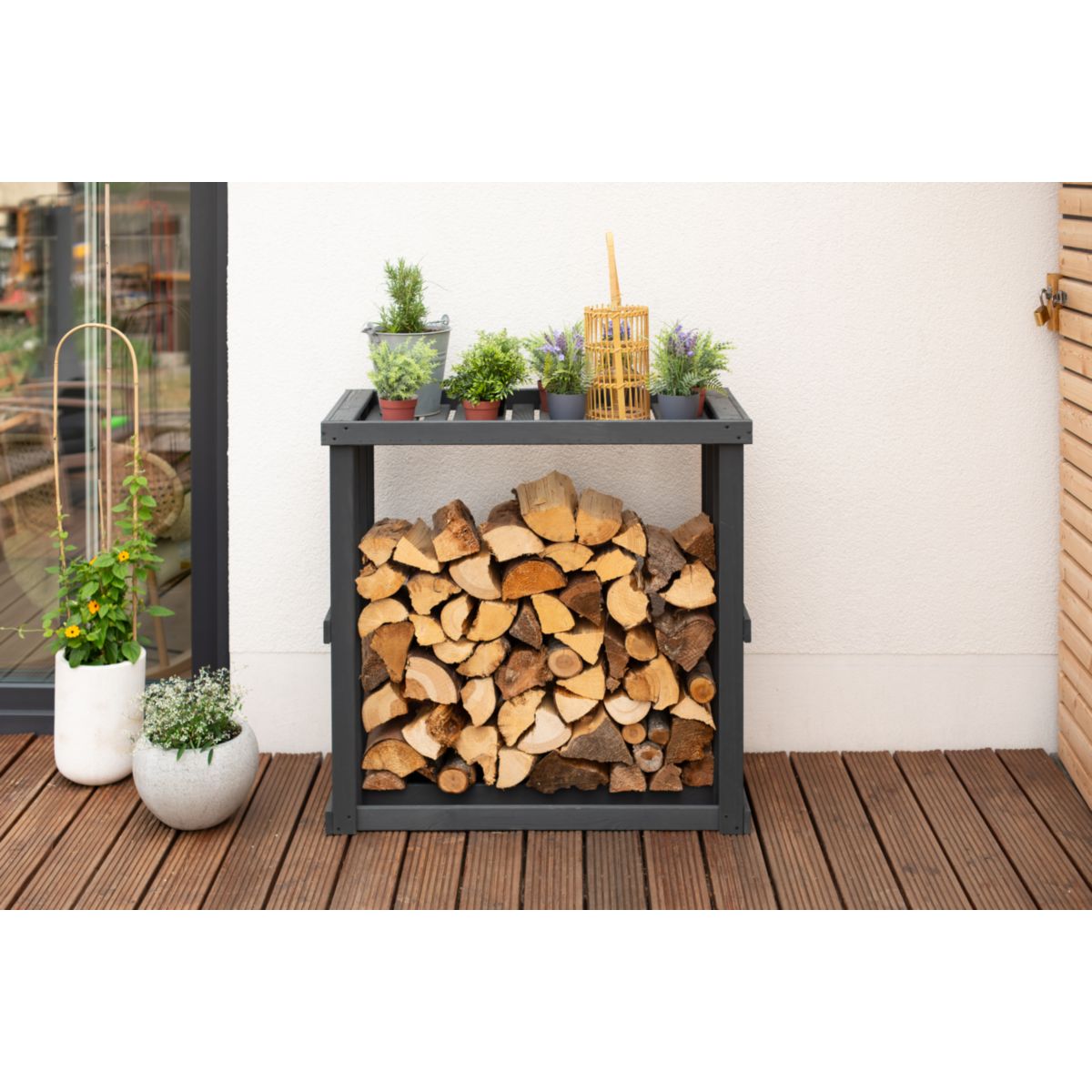 Westmann Kaminholzregal Harald 52x108x106 cm Bild 2