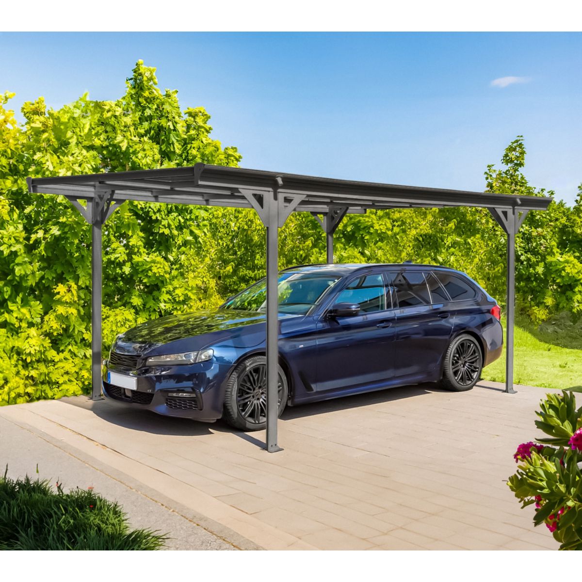 Westmann Carport Helsinki 503x305x232 cm Bild 7