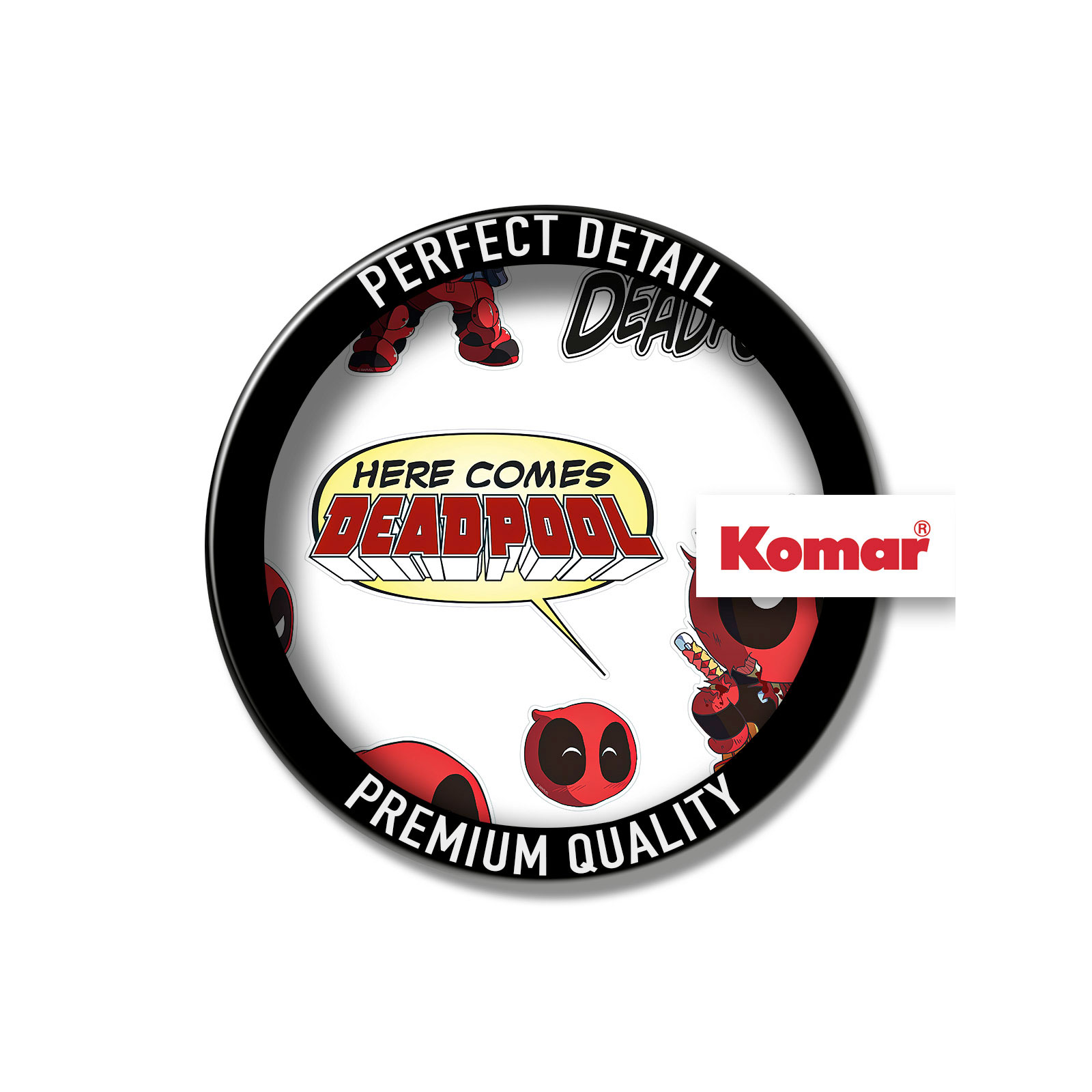 Komar  Wandtattoo Deadpool Cute 50x70 cm Bild 3